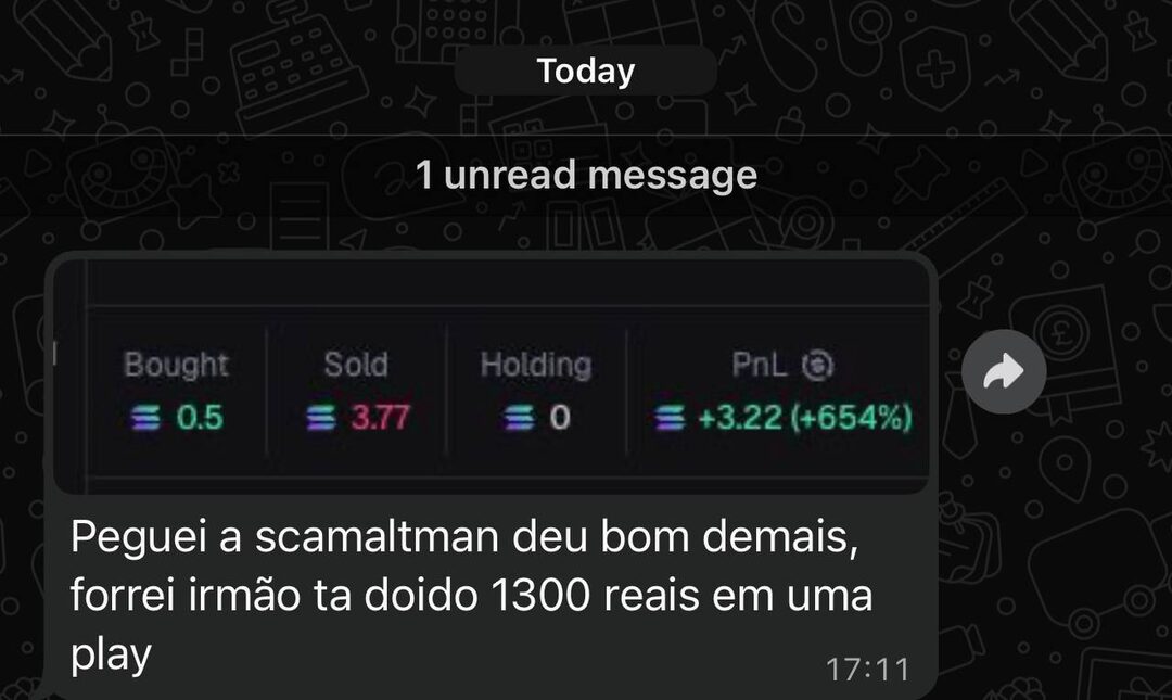 +3.22 SOL e 654% de lucro